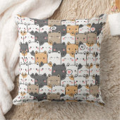 子猫電源20x20装飾用クッション クッション (ブランケット)