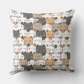 子猫電源20x20装飾用クッション クッション (裏面)