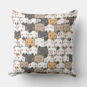 子猫電源20x20装飾用クッション クッション (正面)