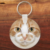 子猫顔 キーホルダー (正面)