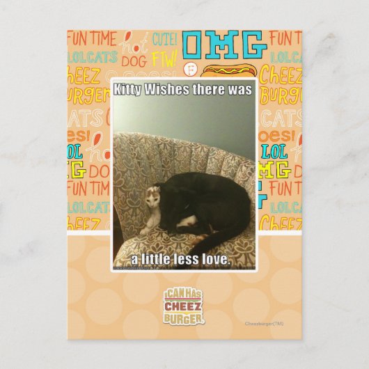 子猫願い ポストカード (正面)