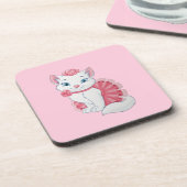 子猫飲料用コースター コースター (左側)