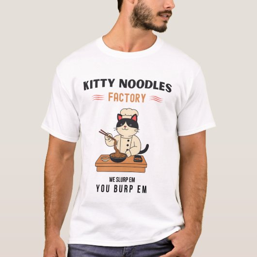 子猫麺工場 Tシャツ (正面)