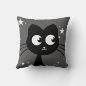 子猫黒 クッション (裏面)