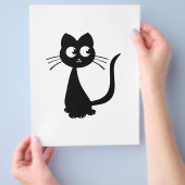 子猫黒 チラシ (手)