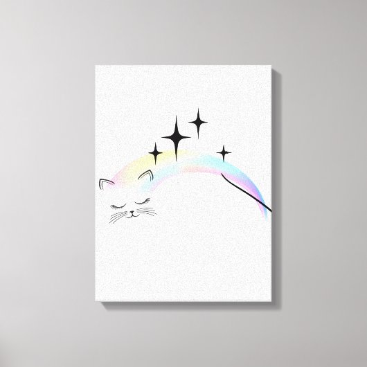 子猫10代のキャンバス キャンバスプリント (正面)