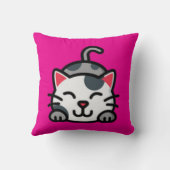 子猫16x16装飾用クッション クッション (裏面)