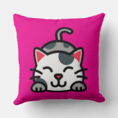 子猫20x20装飾用クッション クッション (裏面)