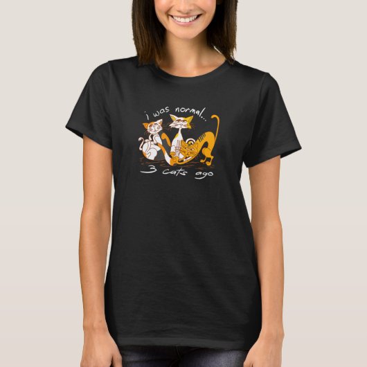 子猫3匹 Tシャツ (正面)