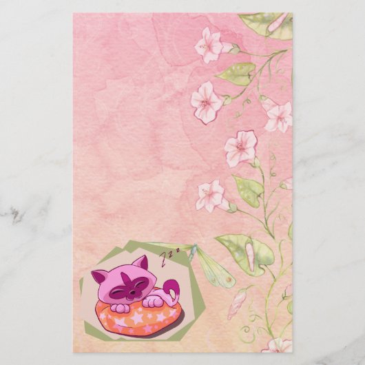 子猫4文房具 便箋 (正面)
