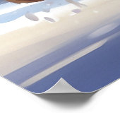 *~*子猫5:4キットンランニングネコSNOW AP68 ポスター (角)