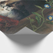 子猫（かわいい猫） ラッピングペーパー (角)