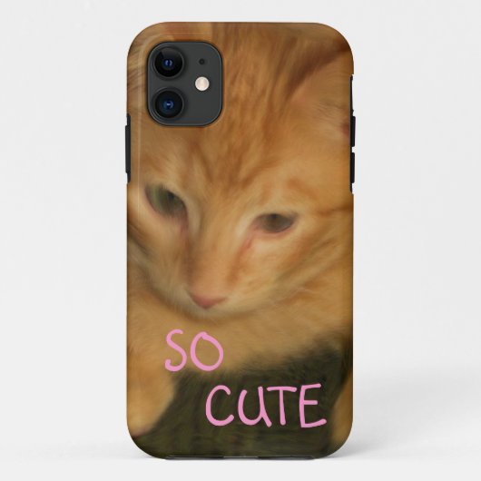 子猫「かわいい」 iPhone 5ケース Case-Mate iPhoneケース (裏面)