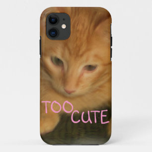 子猫「かわいい」iPhone 5G/4GSケースID iPhone 11 ケース