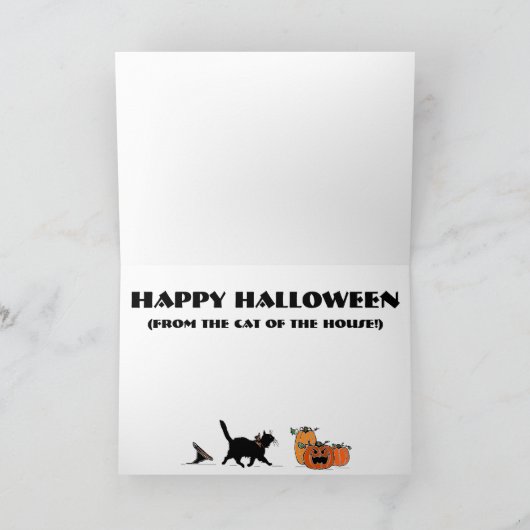 「子猫」 カード (内部)