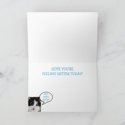 子猫 カード (内部)