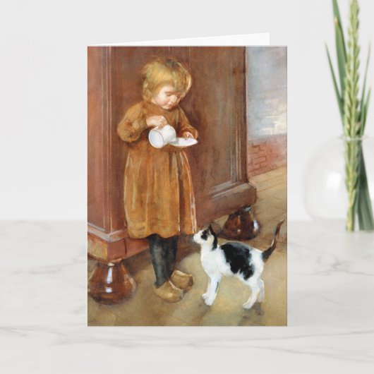 子猫 カード (正面)