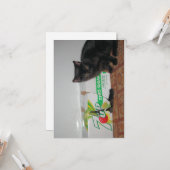 子猫 カード (正面/裏面インサイチュ)