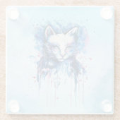 子猫 ガラスコースター (裏面)