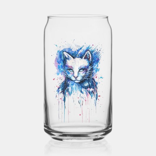 子猫 ガラス缶 (裏面)