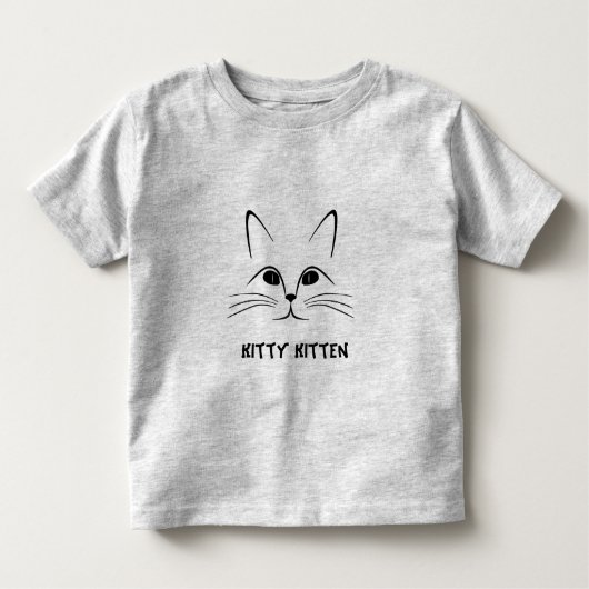 子猫 キッテン トドラーTシャツ (正面)