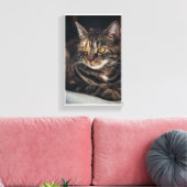 子猫 キャンバスプリント (インサイチュ (リビング))