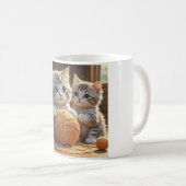 子猫 コーヒーマグカップ (正面右)