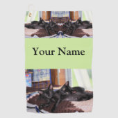 子猫 ゴルフタオル (正面)