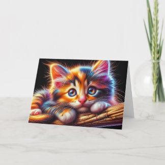 子猫 サンキューカード