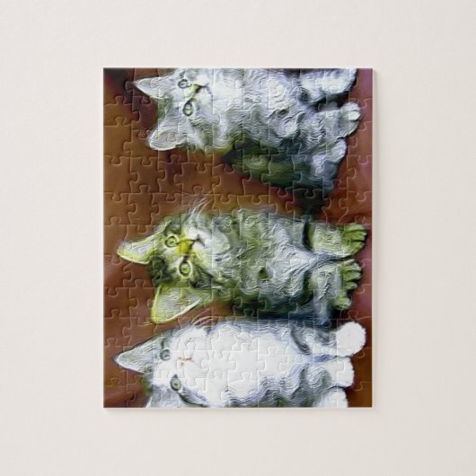 子猫 ジグソーパズル (縦)