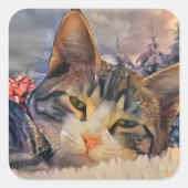 子猫 スクエアシール (正面)