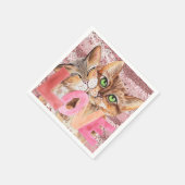 子猫 スタンダードカクテルナプキン (角)