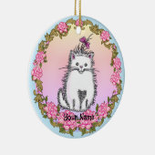 子猫  セラミックオーナメント (右)