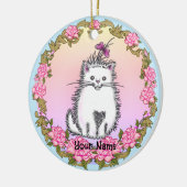 子猫  セラミックオーナメント (左)