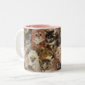子猫 ツートーンマグカップ (正面左)