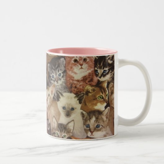 子猫 ツートーンマグカップ (右)