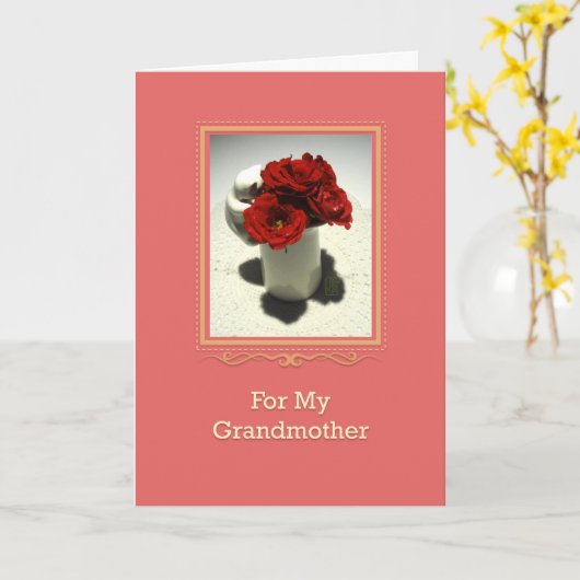 子猫&ティーバラズ カード (黄色い花)