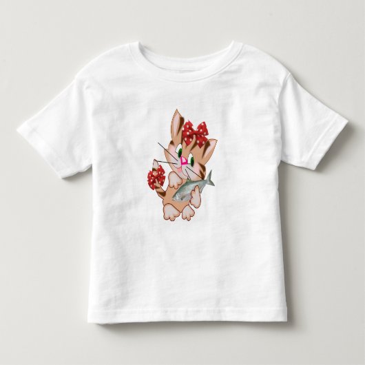 子猫 トドラーTシャツ (正面)
