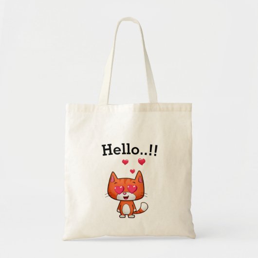 子猫 トートバッグ (正面)