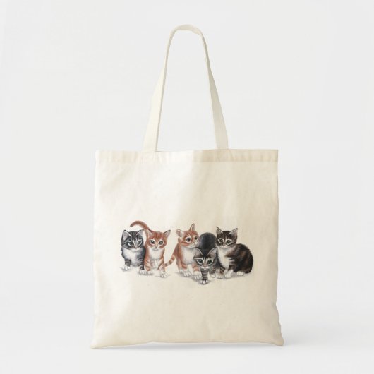 子猫 トートバッグ (正面)