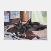 子猫 ドアマット (正面)