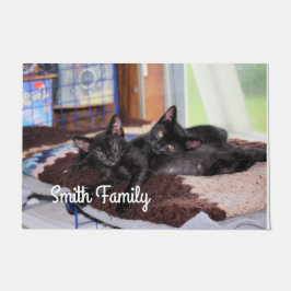 子猫 ドアマット