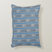 子猫&パピーストライプの アクセントクッション (正面(垂直))