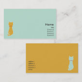 子猫-ビジネス 名刺 (正面/裏面)