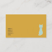 子猫-ビジネス 名刺 (裏面)