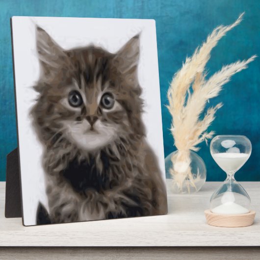 子猫 フォトプラーク (側面)