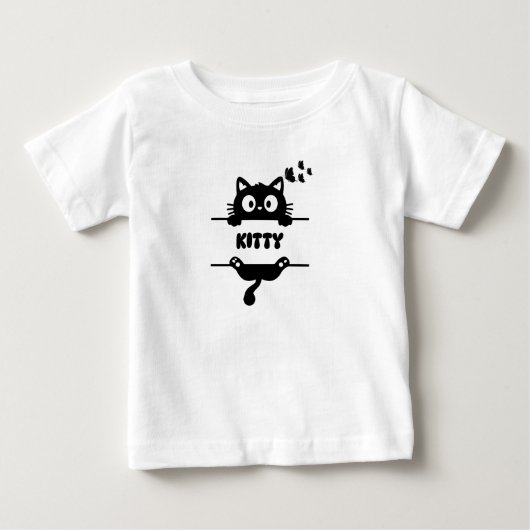 子猫 ベビーTシャツ (正面)