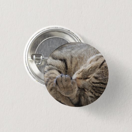 子猫 – ボタン 缶バッジ (正面&裏面)