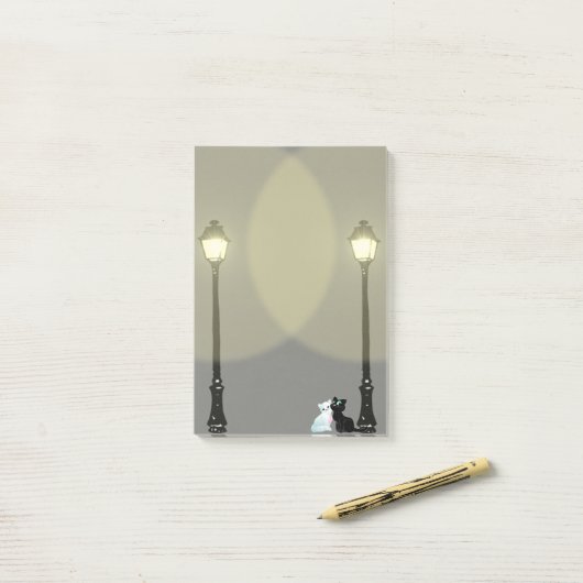 子猫 ポストイット (デスク上)