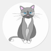 子猫 ラウンドシール (正面)